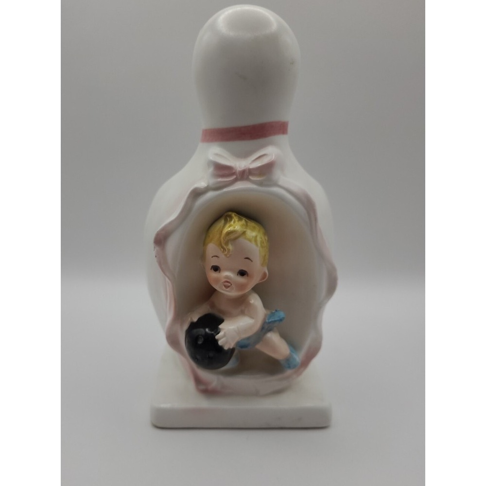 1960s Vintage Rare Bowling Baby‎ Planter Flower Planter
